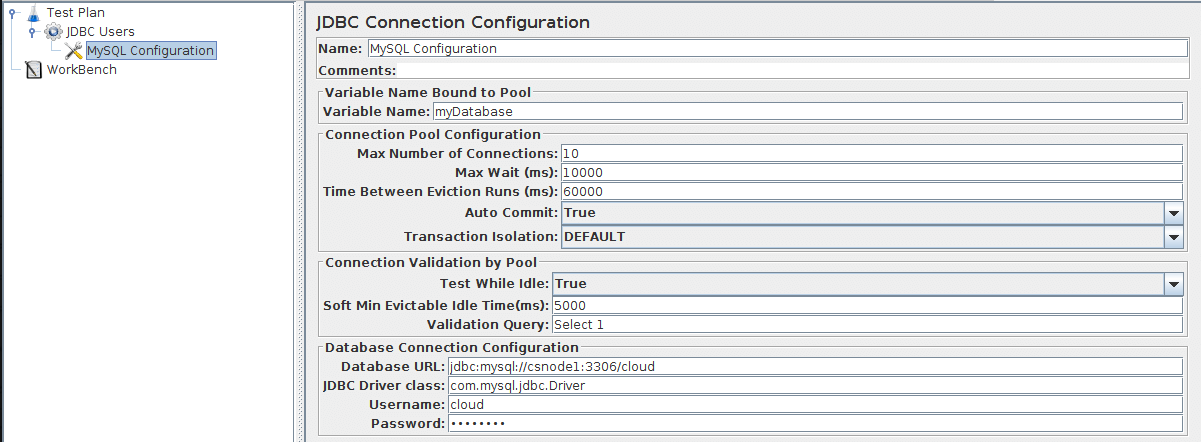 Figure 6.3. JDBC Configuration